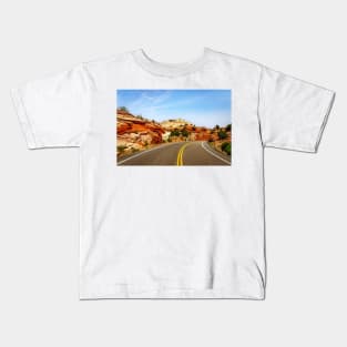 Utah Route State 12 Scenic Drive Kids T-Shirt